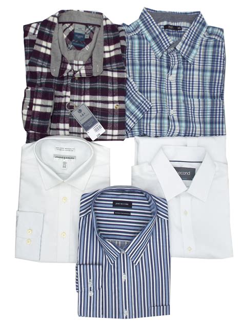 ASSORTED Mens Shirts - Collar Size 15.5 to 18.5 and XL to XXL