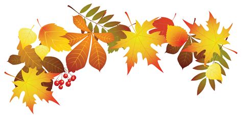 Autumn Leaves And Branches Transparent Frame Autumn Clipart Autumn My