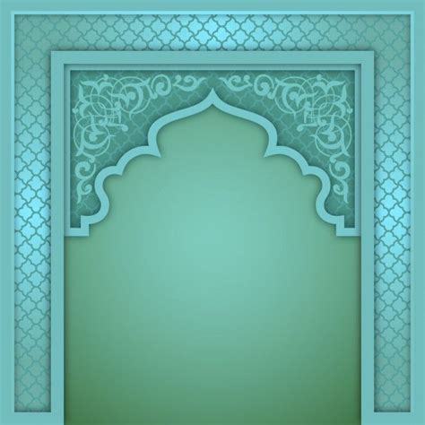 Background Hijau Islami Vector