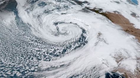 Fierce Cyclone Deluges The West Coast Satellite Footage Shows Mashable