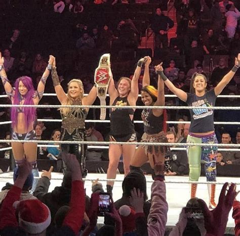 Sasha Banks Natalya Ronda Rousey Ember Moon Bayley Womens Wrestling Ronda Jean Rousey