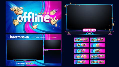 Twitch Livestream Designs Stream Packages Overlays Artofit