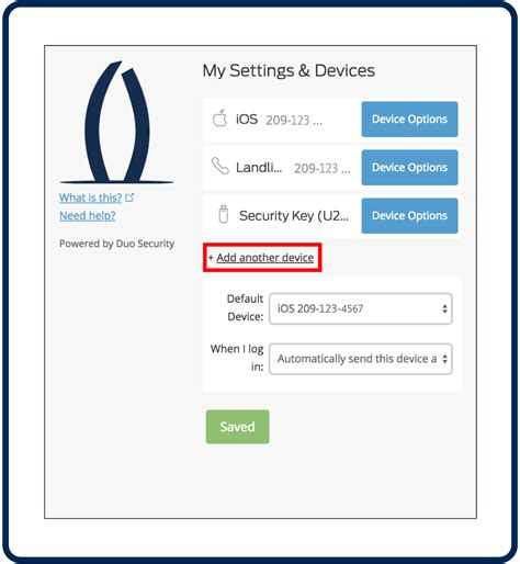 add devices to two factor authentication office of information technology
