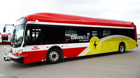 Ttc Unveils First All Electric Bus