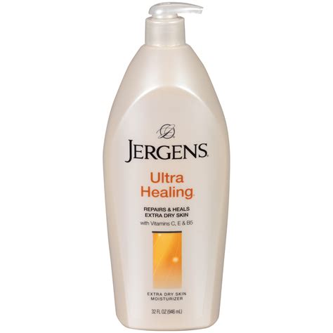 From think creams to light lotions, there 's a little luxury in this for everyone. Jergens Ultra Healing Moisturizer, Extra Dry Skin, 32 fl ...