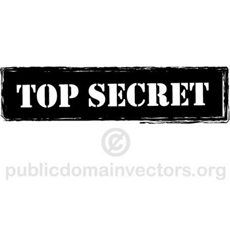 Top Secret Vector Stamp Public Domain Vectors