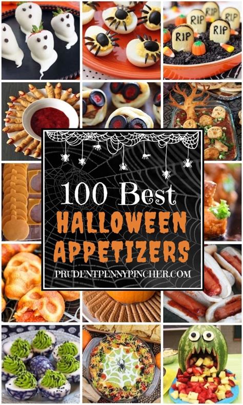 100 Best Halloween Party Appetizers Prudent Penny Pincher