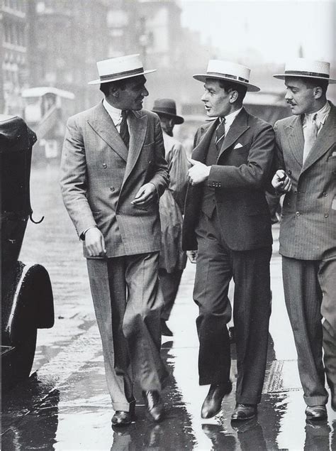 Some More Dapper Dressers From A 20s Line Up Menssuits 1920s Mens