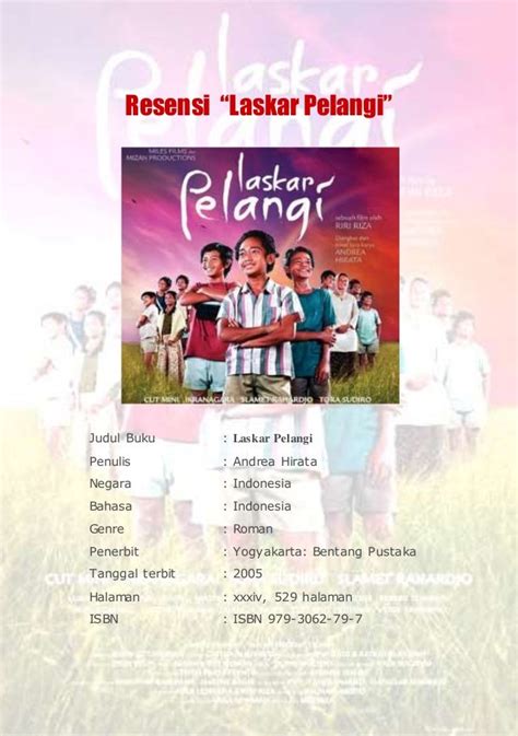 Teks Ulasan Film Laskar Pelangi | LEMBAR EDU