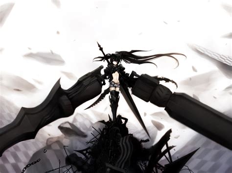 Black Rock Shooter Gun Insane Black Rock Shooter Kuroi Mato Sword