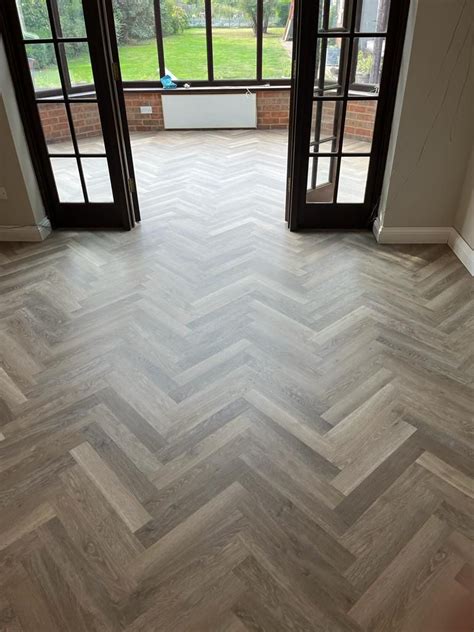 A Recent Karndean Herringbone Job Finished To A High Standard As Normal