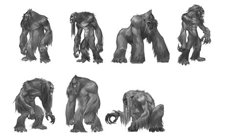 Artstation Yeti Dante Fuget Monster Design Monster Art