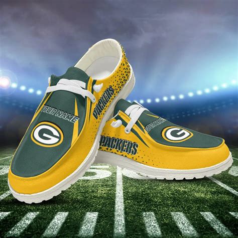 Green Bay Packers Sport Nfl Hey Dude Shoes 2 Personalized Your Name