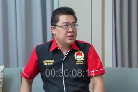 Profil Alvin Lim Pengacara Yang Tuding Sambo Tak Ditahan Di Lapas Salemba