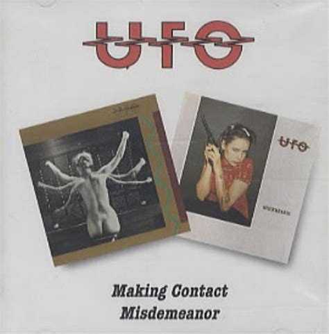 Ufo Making Contact Misdemeanor Uk 2 Cd Album Set Double Cd 325844