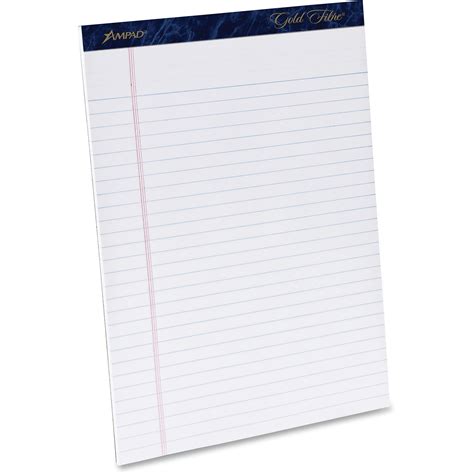 Tops Gold Fibre Ruled Perforated Writing Pads Letter Office Express