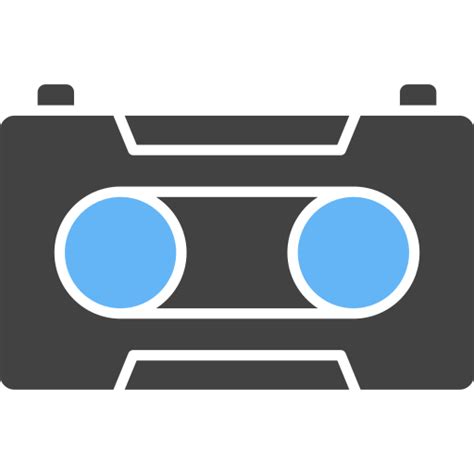 Tape Recorder Generic Blue Icon