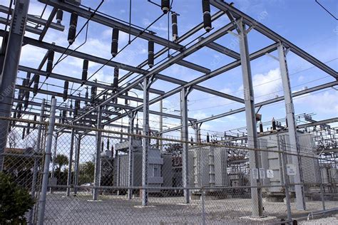 Electricity Substation Stock Image C0036164 Science Photo Library