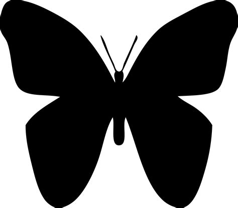 Free Butterfly Silhouette Cliparts Download Free Butterfly Silhouette
