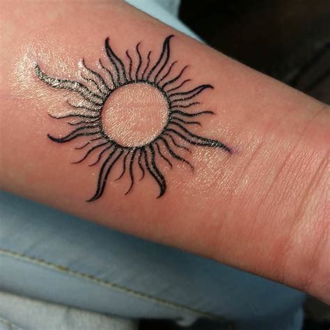 collection 92 wallpaper sun tattoo on wrist completed