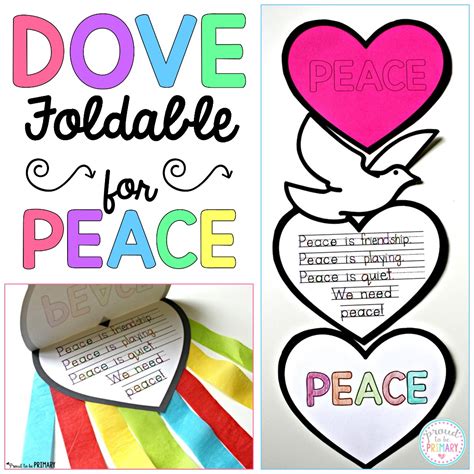 Beautiful Peace Craft: So Easy and Inspirational for your Class!