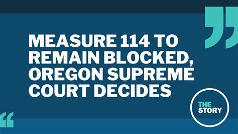 Measure 114 Ag Petition Denied By Oregon Supreme Court