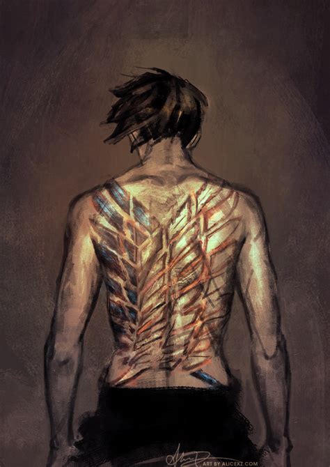 Do you have a tattoo that doesn't suck? Alice X. Zhang — AU where everyone gets a really badass tattoo