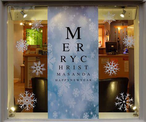 Merry Christmas 2014 From Bbr Opticians Ltd Christmas Window