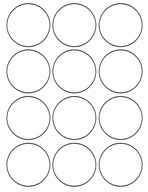 3 Inch Circle Template Printable Inspirational Flour Confections