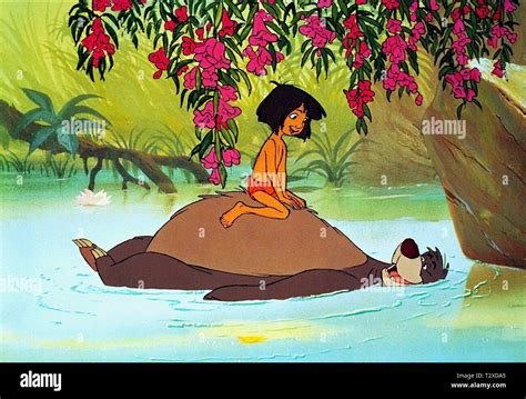 Mowgli Baloo The Bear The Jungle Book Stock Photo Alamy
