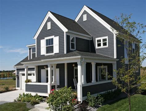 Dark Grey House Exterior Paint Chelsey Stock