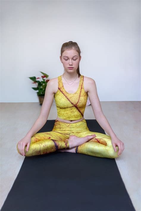 Hot Yoga Leggings Yellow Yoga Pants Colorful Yoga Leggings Etsy
