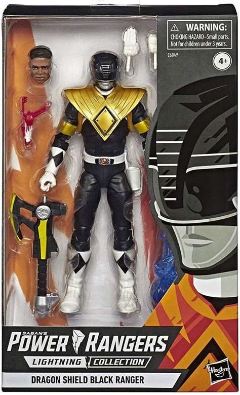 Power Rangers Lightning Collection Dragon Shield Black Ranger Action