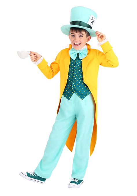 Bright Mad Hatter Childs Costume