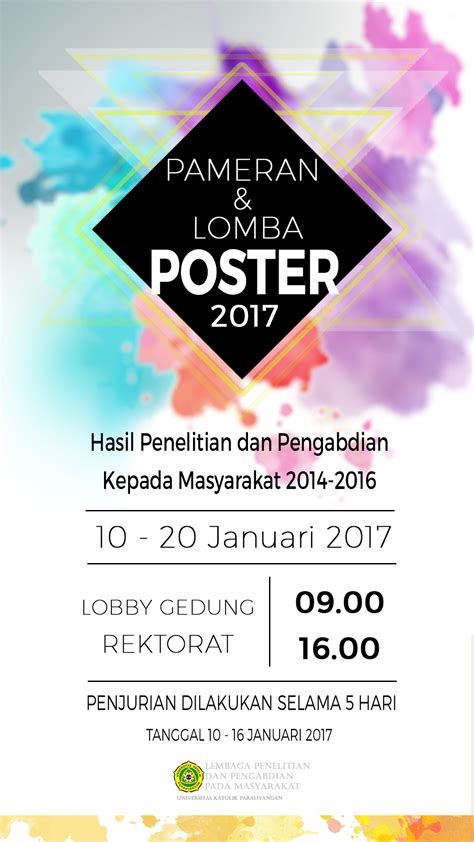 Lomba Poster 2017 Coretan