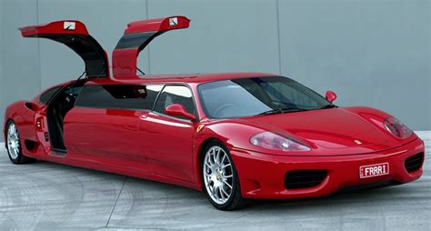 Ferrari 360 stretched limousine | performancedrive. Someone Really Turned a Ferrari 360 Modena Into a $285K Stretch Limo