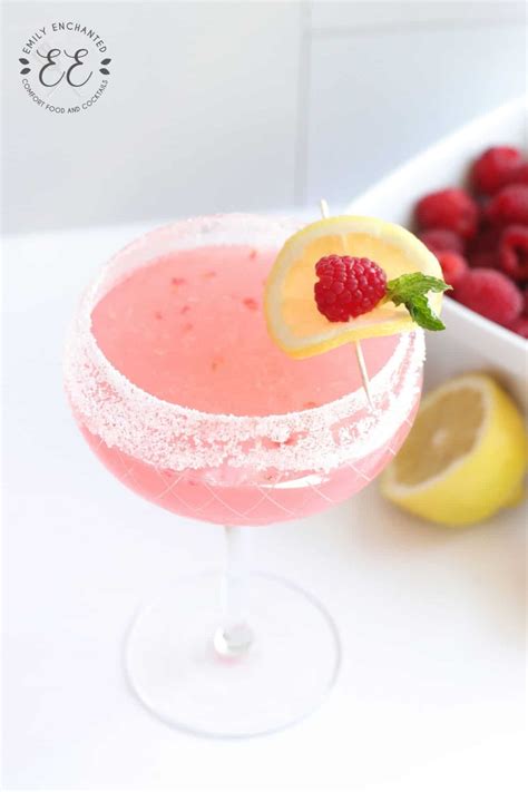 raspberry lemon drop raspberry vodka cocktail with lemonade