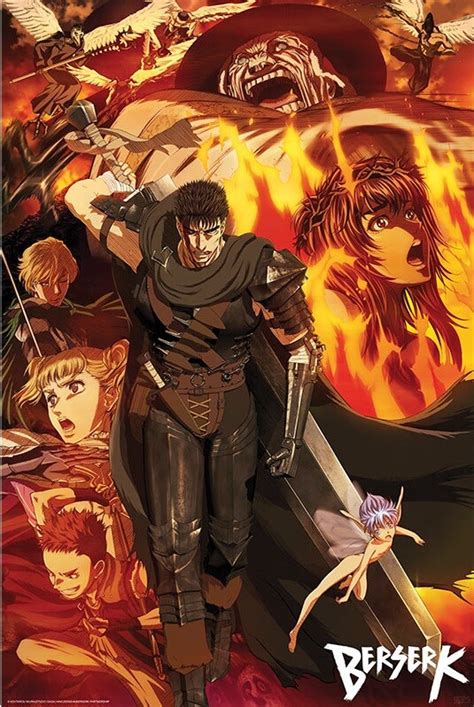 Poster Berserk Groupe Wall Art Ts And Merchandise Ukposters