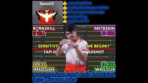 This is also good for drag headshot as cupid scar, scorching sand m4a1, etc. TIPS AND TRIK MENGUNAKAN XM8 AUTO HEADSHOT-FREE FIRE ...