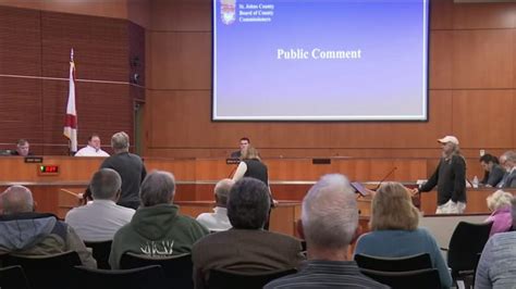 St Johns County Commissioners Hold Workshop Addressing Growth