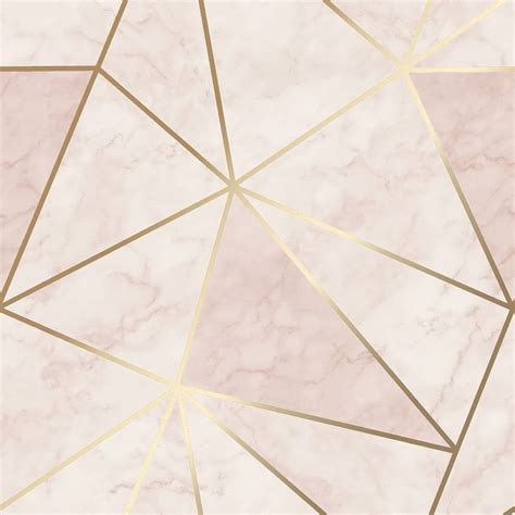 House Of Alice Zara Shimmer Metallic Wallpaper Soft Pink Gold