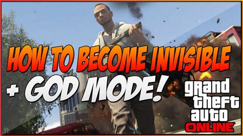 Gta 5 Online Glitches New God Mode Glitch Invisible Character