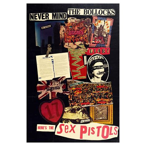 Original Iconic Punk Rock Musik Poster Für Die Sex Pistols God Save The Queen Bei 1stdibs