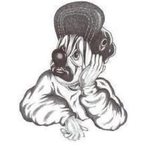 Chicano Clown Drawing