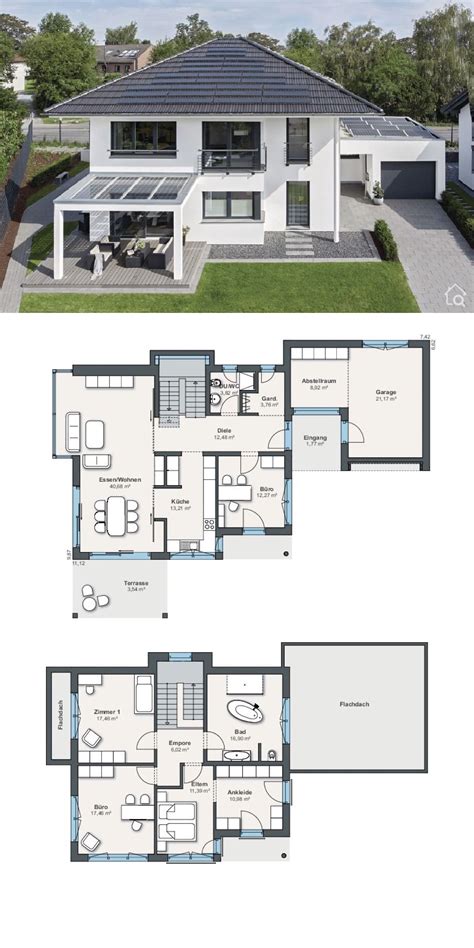 The museum garage is located in the miami design district, a neighborhood dedicated to innovative art, design and architecture. Stadtvilla Grundriss modern mit Garage & Walmdach ...