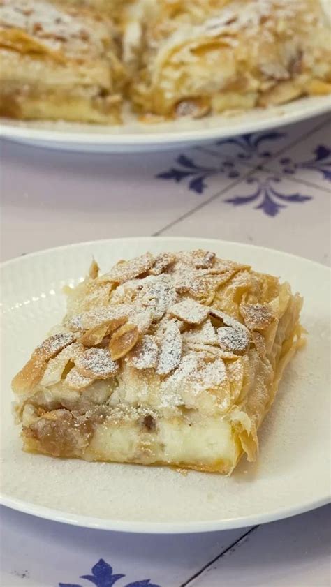 Apple Pie Bougatsa Recipe Antoniou Fillo Pastry Video Video