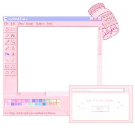 Pink White Computer Frame 327425890015211 By Xarachnidcindx