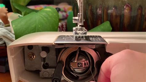 How To Thread The Bobbin On A Sewing Machine Youtube