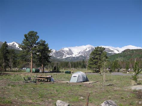 Glacier Basin Campground Rocky Mountain National Park Colorado
