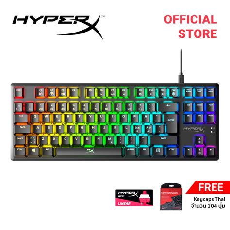 Hyperx Alloy Origins Core Rgb Mechanical Gaming Keyboard Red Switch